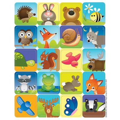 Eureka Woodland Creatures Theme Stickers, Pack of 120 (Pack of 10)