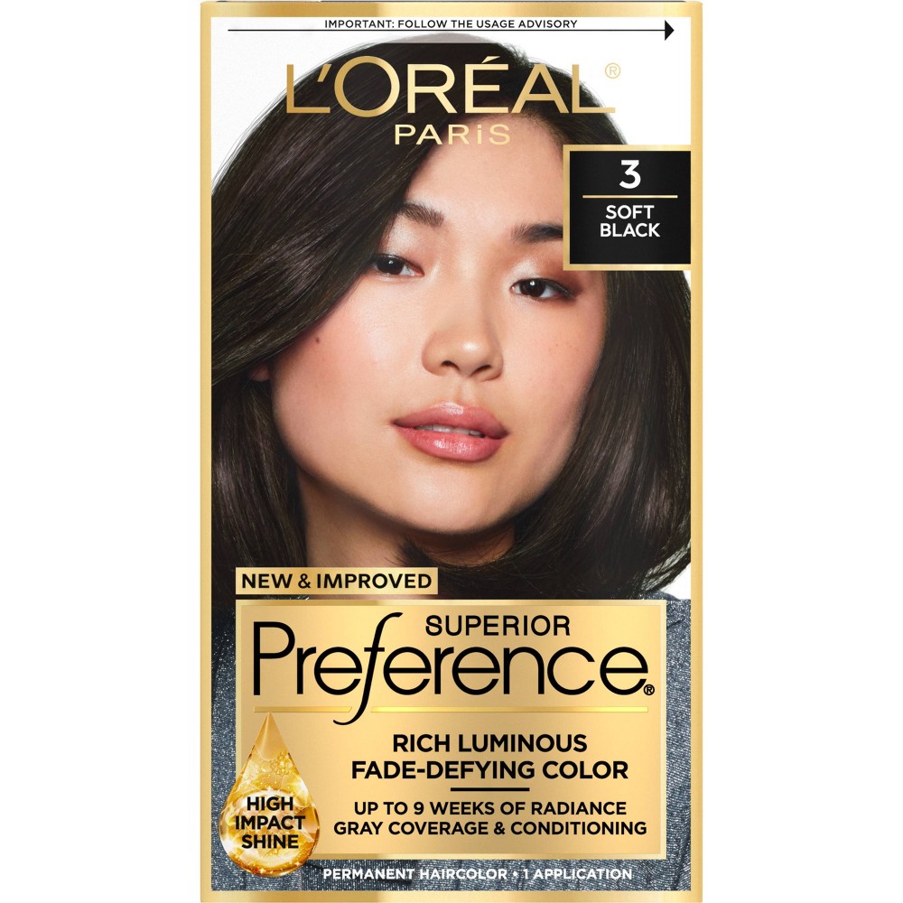 Photos - Hair Dye LOreal L'Oreal Paris Superior Preference Fade-Defying Color + Shine System - 6.5 