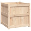 vidaXL Garden Planter 23.6"x23.6"x23.6" Solid Wood Pine - 2 of 4