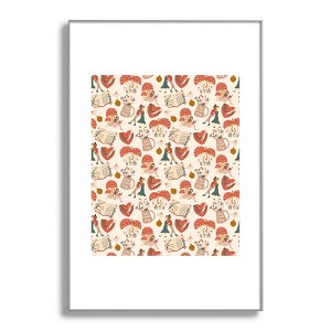 Dash and Ash Woodland Friends Metal Framed Art Print - Deny Designs - 1 of 4
