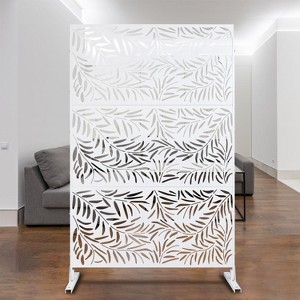 Vynxaria Metal  Screen - Freestanding Decorative Divider for Indoor & Outdoor Use - 1 of 4