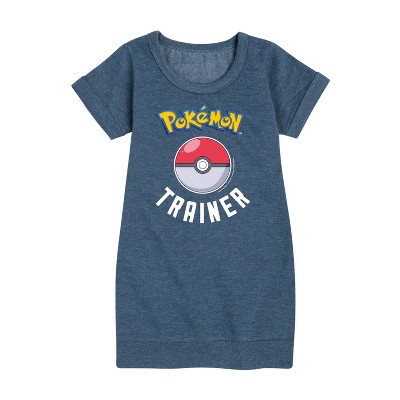 - Pokémon - Pokémon Trainer Graphic Short Sleeve Fleece Dress
