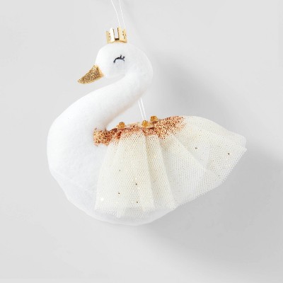 Swan Christmas Tree Ornament Gold Wings - Wondershop™