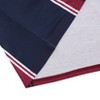 YESFASHION Mens Quarter Zipper Polo Shirts Casual Striped Golf Shirts Classic Fit Short Sleeve T Shirt Vintage Tops - 4 of 4