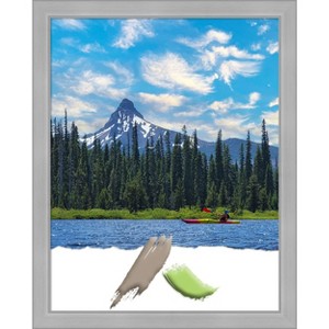 Amanti Art Vista Brushed Nickel Narrow Picture Frame - 1 of 4