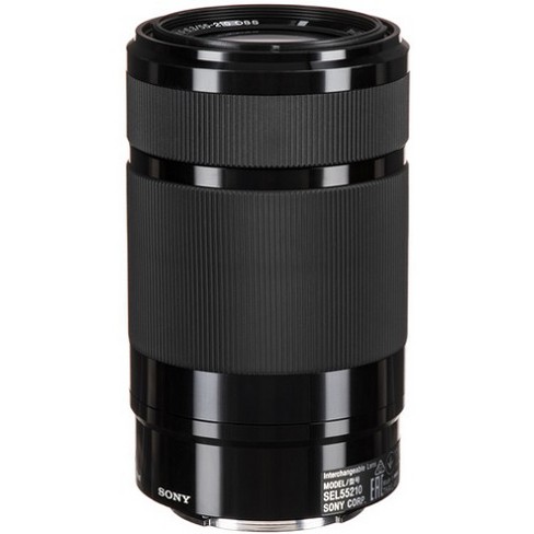 Sony E 55-210mm F/4.5-6.3 Oss E-mount Lens - Black : Target