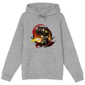 Castlevania Trevor Belmont With Morningstar Men's Athletic Heather Graphic Hoodie - 1 of 2