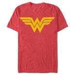 Men's Wonder Woman Distressed Classic Logo T-Shirt