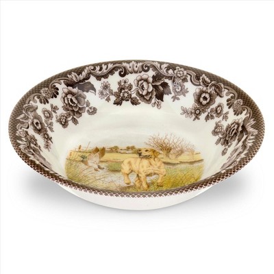 Spode Woodland Ascot Cereal Bowl, 8 Inch, Made in England from Fine Earthenware, Assorted Dogs