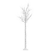 Christmas Tree White Plastic 5.9 ft Christmas Tree Other - 4 of 4