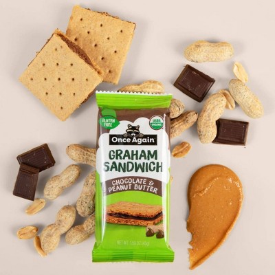 Once Again Chocolate Peanut Butter Graham Sandwiches Cookies - 7.95oz