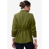 Jessica London Women's Plus Size Cinch Back Bi-Stretch Blazer - 3 of 4