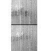 Home Mart Goods Grey Transparent Stone Pebble PEVA Shower Curtain Liner Waterproof - 2 of 3