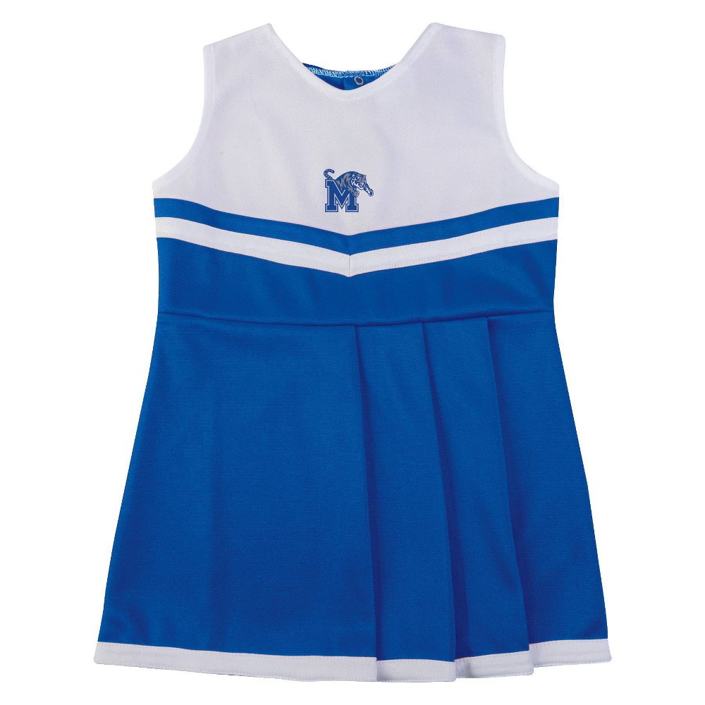 NCAA Memphis Tigers Infant Girls' 2pc Cheer Dress Set - 24M