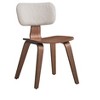 NicBex Modern Mid-Century Upholstered Dining Chairs Set of 2 with Curved Backrest,Sleek Design Kitchen Chairs,Living Room Chairs - 2 of 4