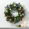 Sullivans Artificial Shiny Ball Mixed Foliage Christmas Accent Ring  Multicolor  Indoor Christmas DÃƒÂ©cor - 3 of 3
