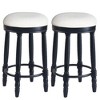 Vatros Bar Stools Set of 2 26" Counter Height Stool 360° Swivel Barstool - 2 of 4