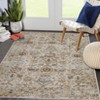 Machine Washable Rug Ultra Thin Area Rug Non Slip Vintage Rug Foldable Stain Resistant Rugs for Living Room Bedroom Indoor Low Pile Carpet - 3 of 4