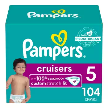 Kolonisten Neerduwen klep Pampers Baby Dry Diapers Super Pack - Newborn - 104ct : Target