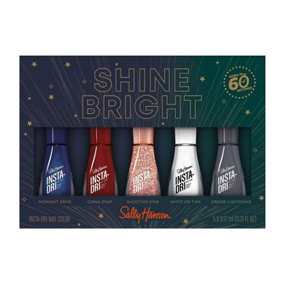 Sally Hansen Insta Dri Nail Color Gift Set - Shine Bright - 5pc