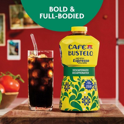 Cafe Bustelo Decaf Iced Cold Brew Coffee - Decaffeinated - 40 fl oz