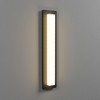 LamQee Modern Linear Outdoor Wall Lights Exterior Lighting Fixtures Outdoor Wall Sconces Wall Mount Lights With Acrylic Shade - 2 of 4