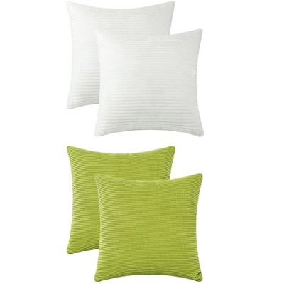 REGALWOVEN 4 Pcs Modern Sofa Home Decorative Throw Pillow Covers 18" x 18"