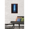 Trends International Star Wars: Original Trilogy - Blue Lightsaber Framed Wall Poster Prints - 2 of 4