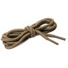 Elerevyo Thick Solid Colors Round Leather Shoes Boots Shoelaces 2 Pairs - 2 of 4