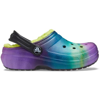 Crocs Kids Classic Lined Out of This World Clog Slippers