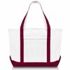 Dalix 23" Premium 24 oz. Cotton Canvas Shopping Tote Bag - 2 of 4
