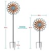 Cyan Oasis 83.5-Inch Weeping Willow Wind Spinner - 4 of 4