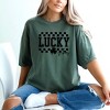 Simply Sage Market Women's Lucky Vibes Checkered Short Sleeve Garment Dyed Tee - 2 of 2
