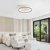 BestParts 15" Ultra-Thin Ceiling Fan with Reversible Color Panels - Quiet 3-Speed Motor, Dimmable LED Light - 3 of 4
