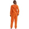 Just Love Womens One Piece Bodysuit -  Pumpkin Halloween Costume Pajamas - Jack-O-Lantern - Orange - image 4 of 4