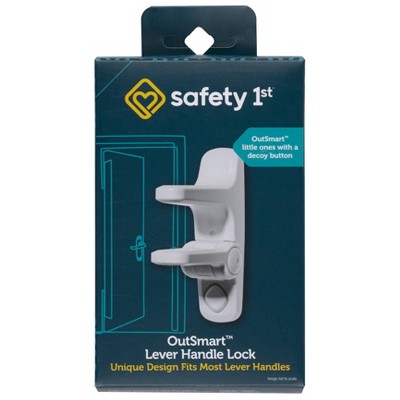 Safety 1st OutSmart Lever Lock With Decoy Button - White