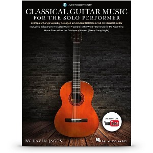 Hal Leonard Classical Guitar Music for the Solo Performer: 20 Popular Songs Superbly Arranged in Standard Notation and Tab (Book/Online Audio) - 1 of 1