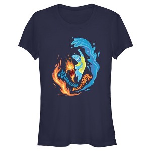 Juniors Womens Elemental Ember and Wade Naturally Awesome T-Shirt - 1 of 4