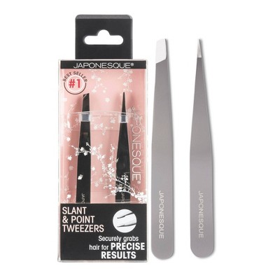JAPONESQUE Slant & Point Tweezer Duo