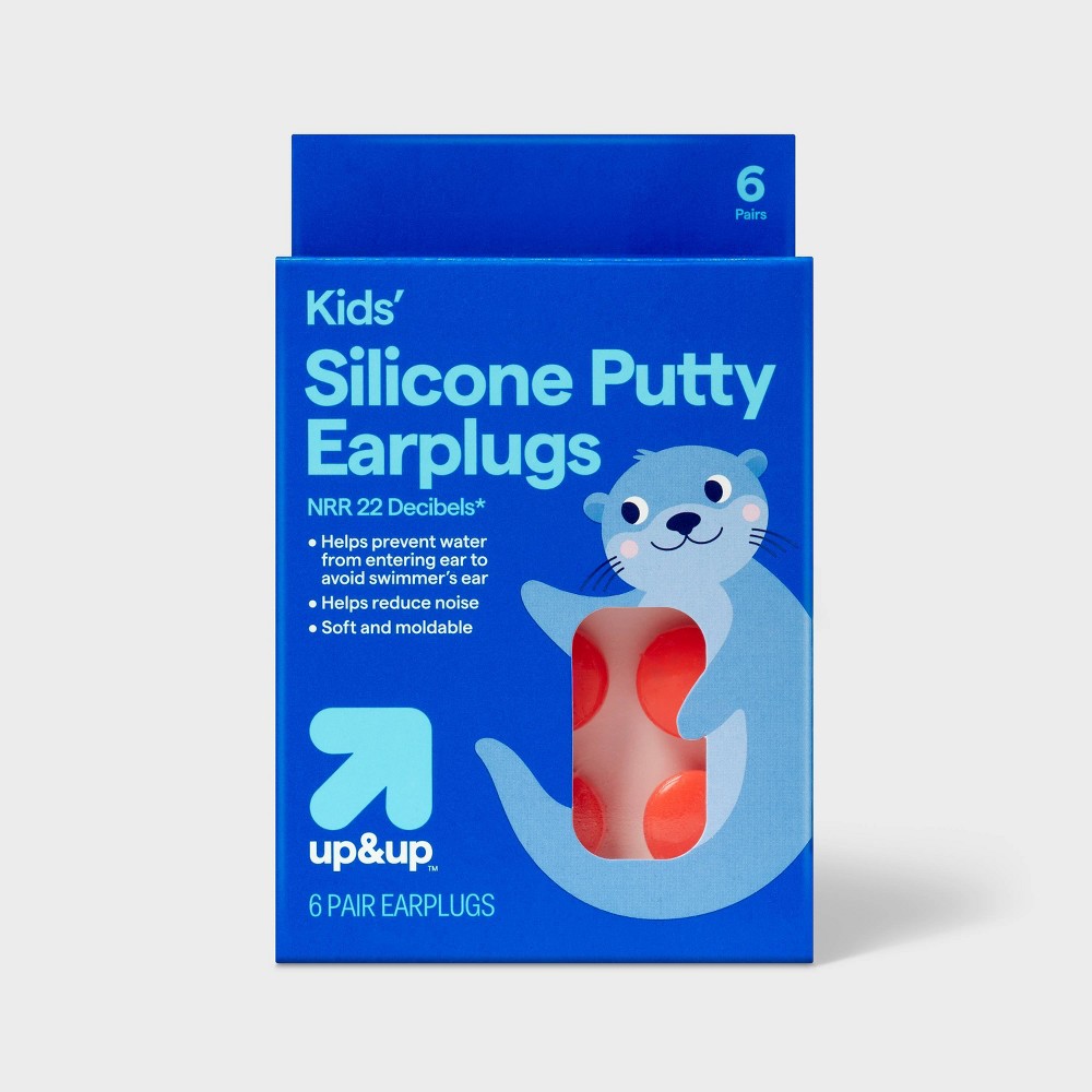 Kids' Silicone Putty Earplugs - 6 pair - up&up™