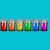 Design By Humans Beer Mug Proud LGBTQ LGBTQIA+ Pride Month By Belugastore  T-Shirt - Ocean Blue - 3X Large - 2 of 2
