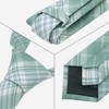 INSPIRE CHIC Plaid Woven Self-tied Striped Skinny Necktie 2.8" for College Graduation Campus 1 Pc - 3 of 4