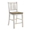 NicBex Farmhouse Dining Chair Set of 2 Kitchen Solid Wood Chair Dining Room Armless Chair,Antique White - 3 of 4