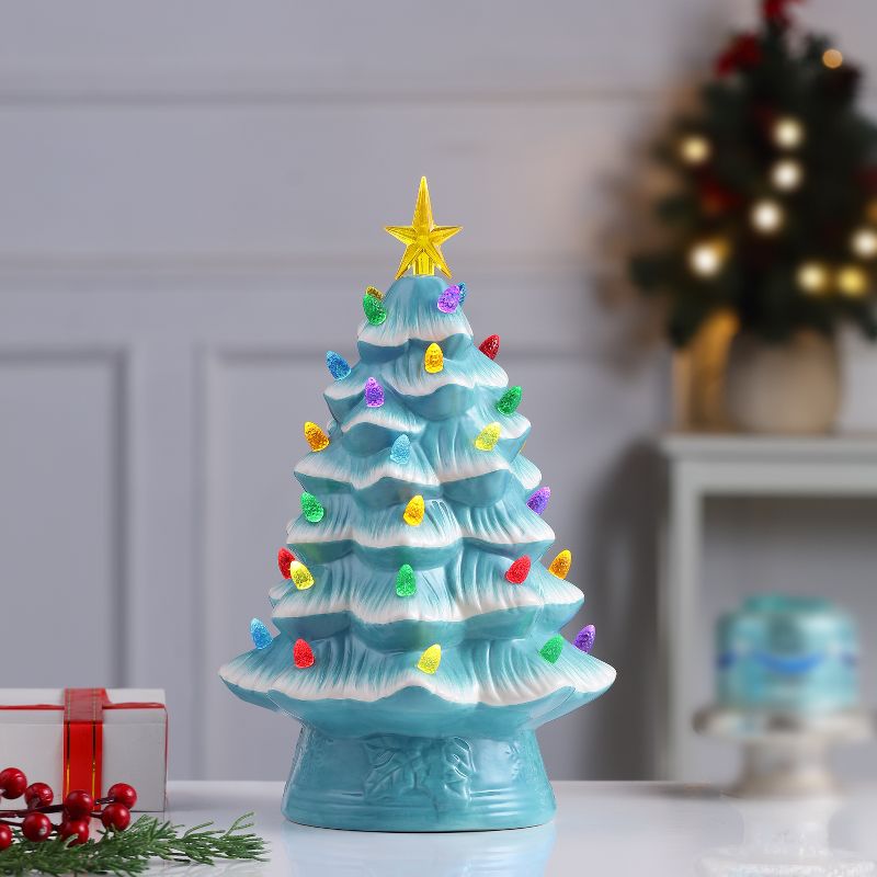 Mr. Christmas Nostalgic Ceramic LED Christmas Tree, 3 of 9