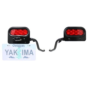 Yakima 5.4 Pound Waterproof EXO LitKit System License Plate and Light Kit with Tail Lights Accessory for EXO Swingbase Hitch Rack System, Black - 1 of 4