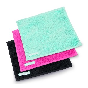 FACESOFT Eco Mini Sweat Towels, Exercise Towel Set for Gym, Sports, Yoga, Fitness, 3 Pc - 1 of 4