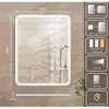 30 X 36 Rectangular Framed Dimmable Anti-Fog LED Wall Bathroom Vanity Mirror Lighted Mirror - 4 of 4