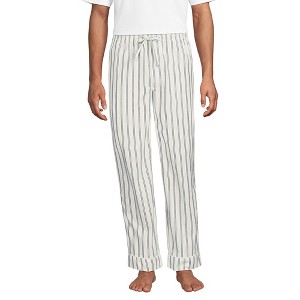 Lands' End Men's Poplin Pajama Pants - 1 of 4