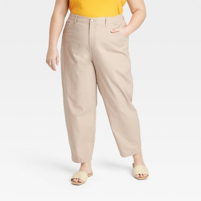 Новые повседневные женские зауженные брюки-чино длиной до щиколотки-стрейч