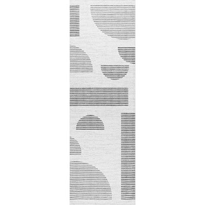 Nuloom Fae Geometric Shapes Pet Friendly Machine Washable Area Rug